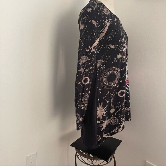 ✨ Desigual Kids Galaxy Star Dress – “Be Nice” Sequin Detail – Size 13/14 ✨ - Picture 6 of 15
